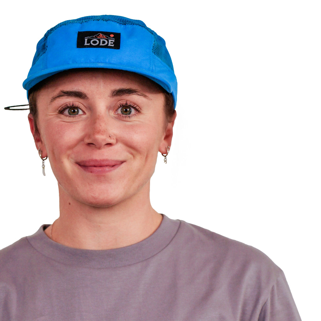 Blue Vellum Cap