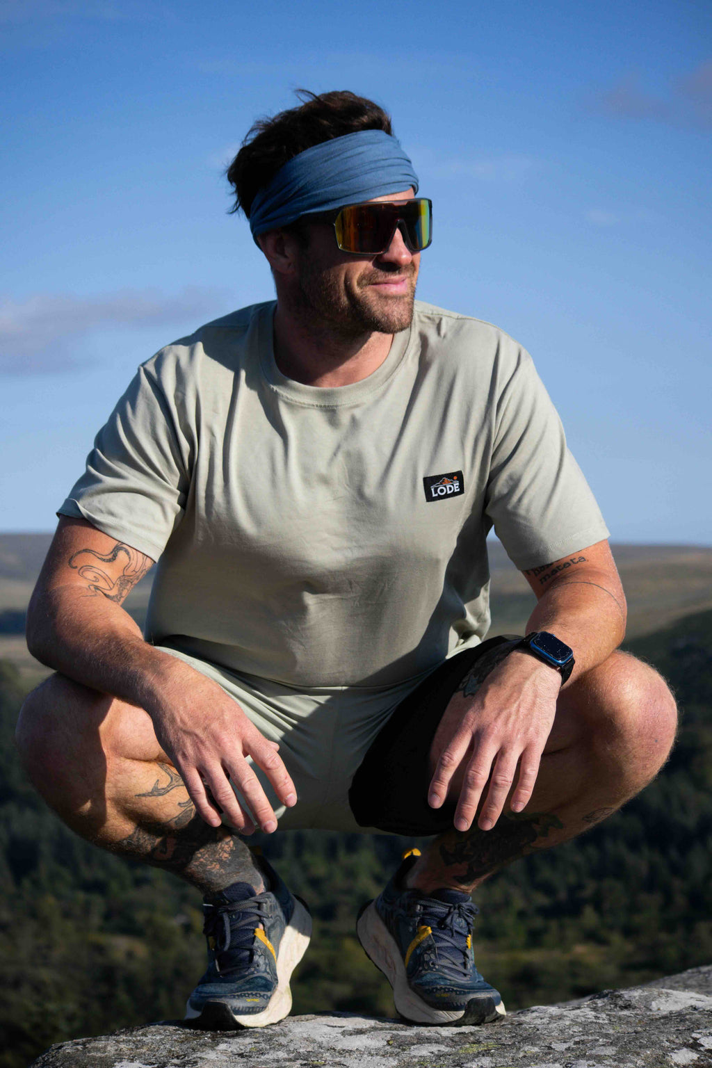 Harrow Tee - Green Hiking Shirt