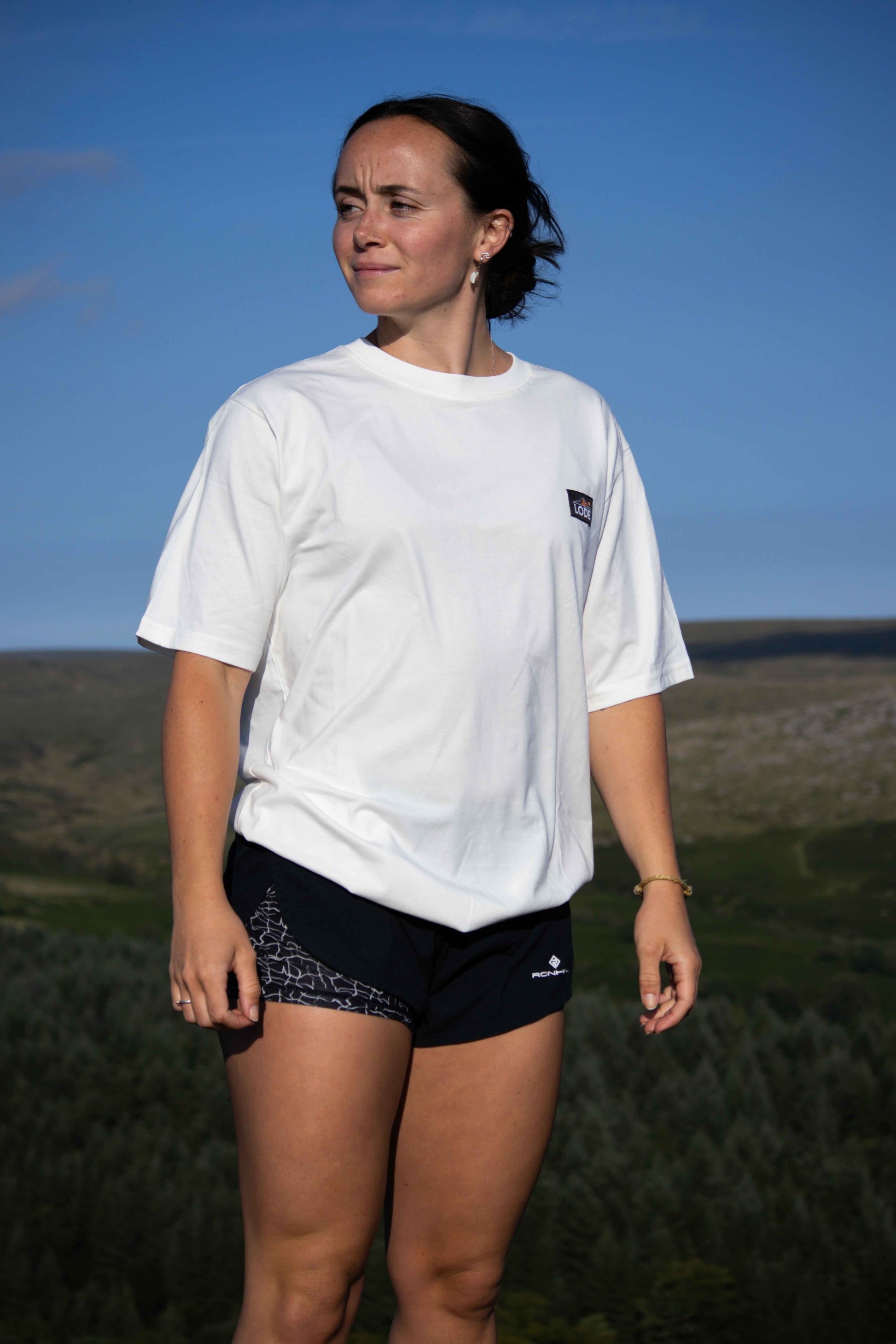Drift Tee - White Hiking Shirt