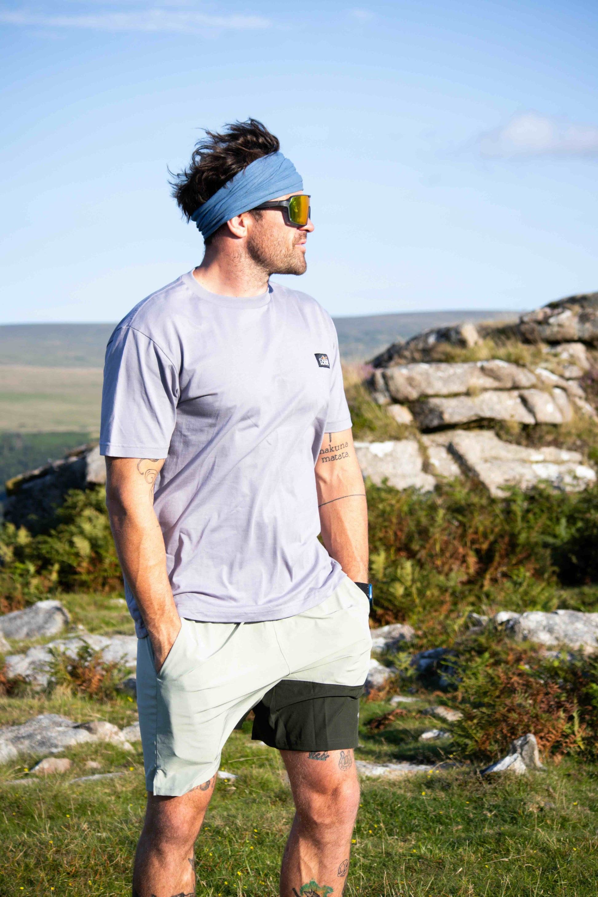 Granite Tee - Stone Grey Hiking Shirt