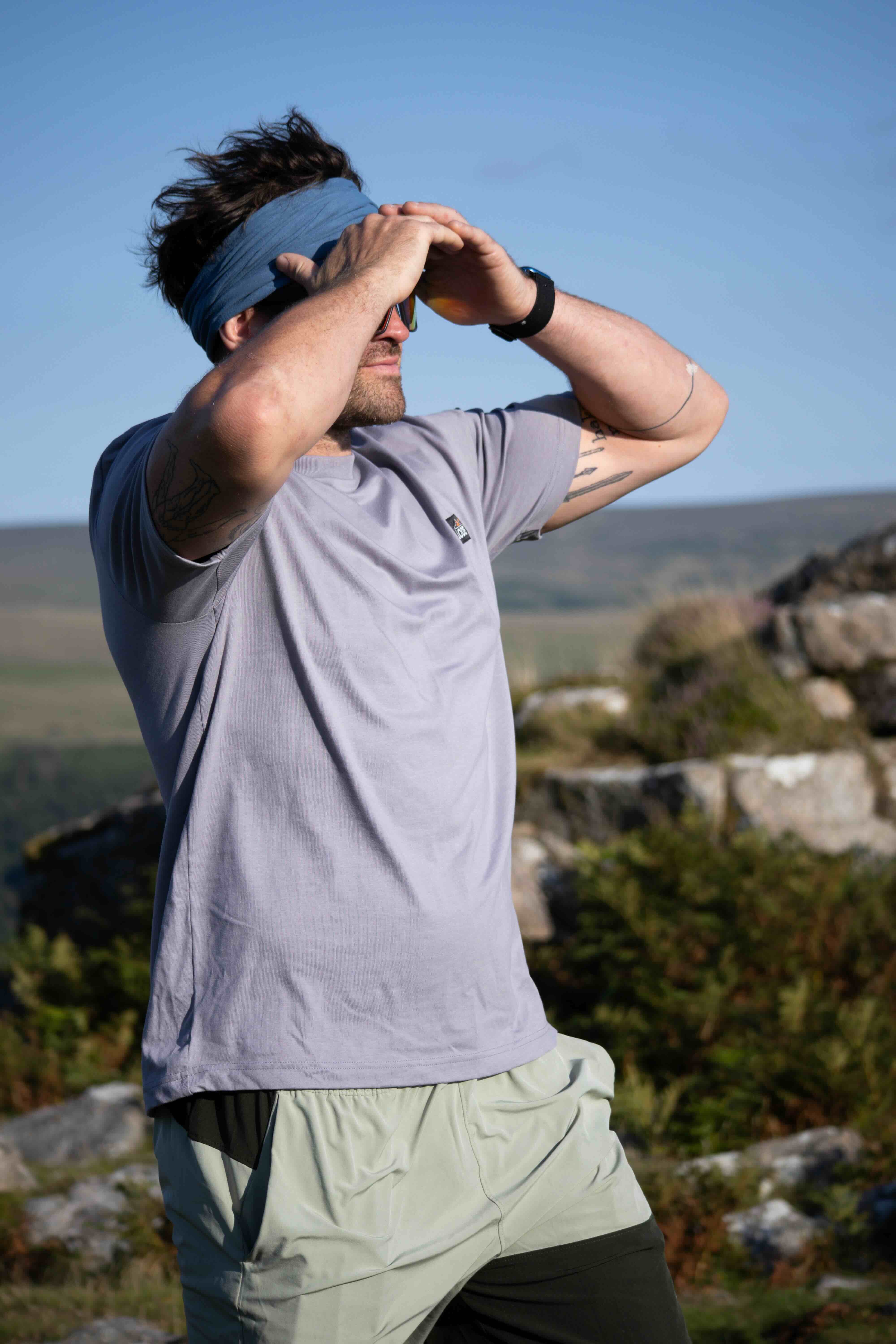 トップス STONE  tee Granite Tee Stone Rose | Heavyweight Climbing T-Shirt – LODE
