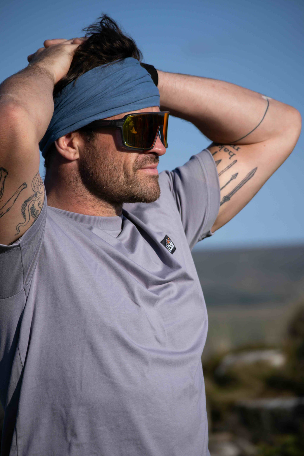 Granite Tee - Stone Grey Hiking Shirt