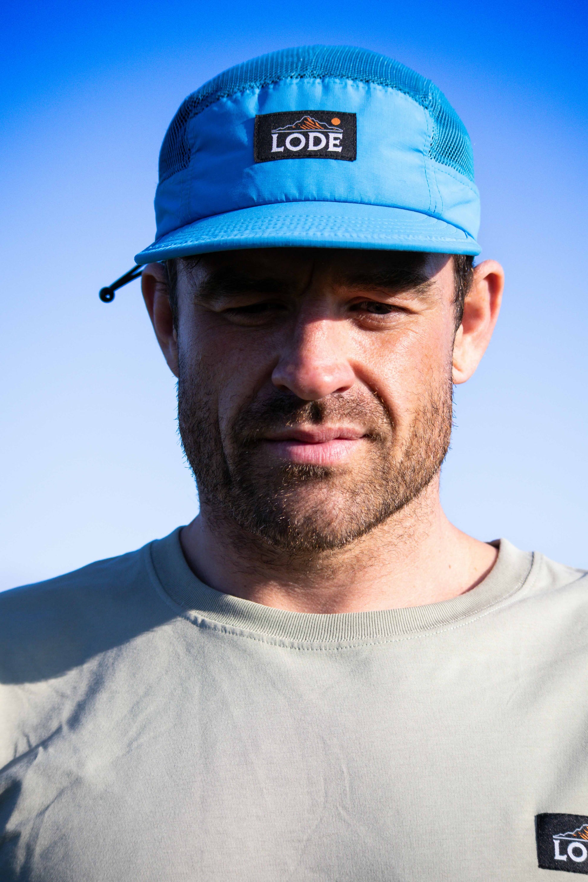 Blue Vellum Cap