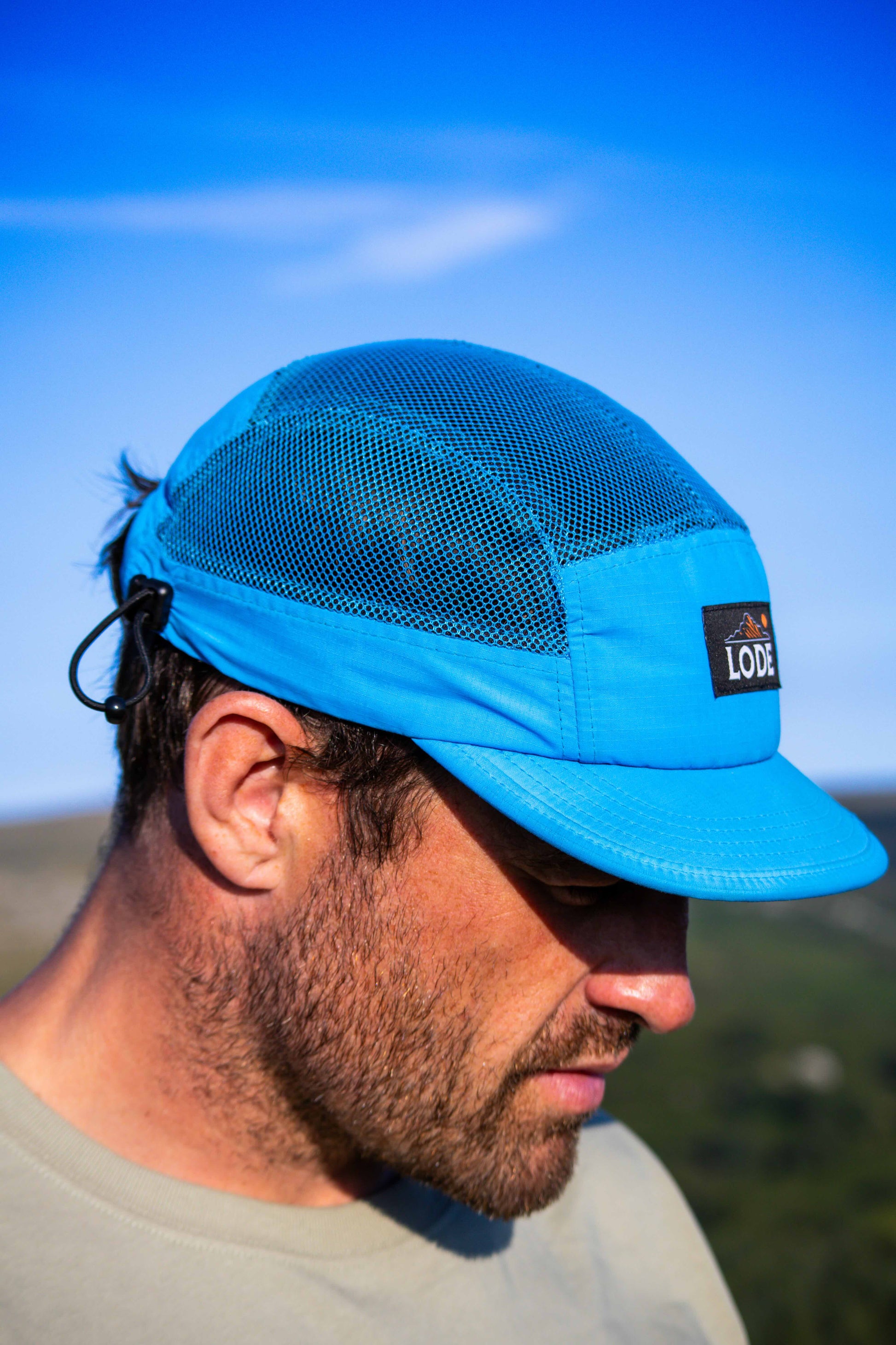 Blue Vellum Cap