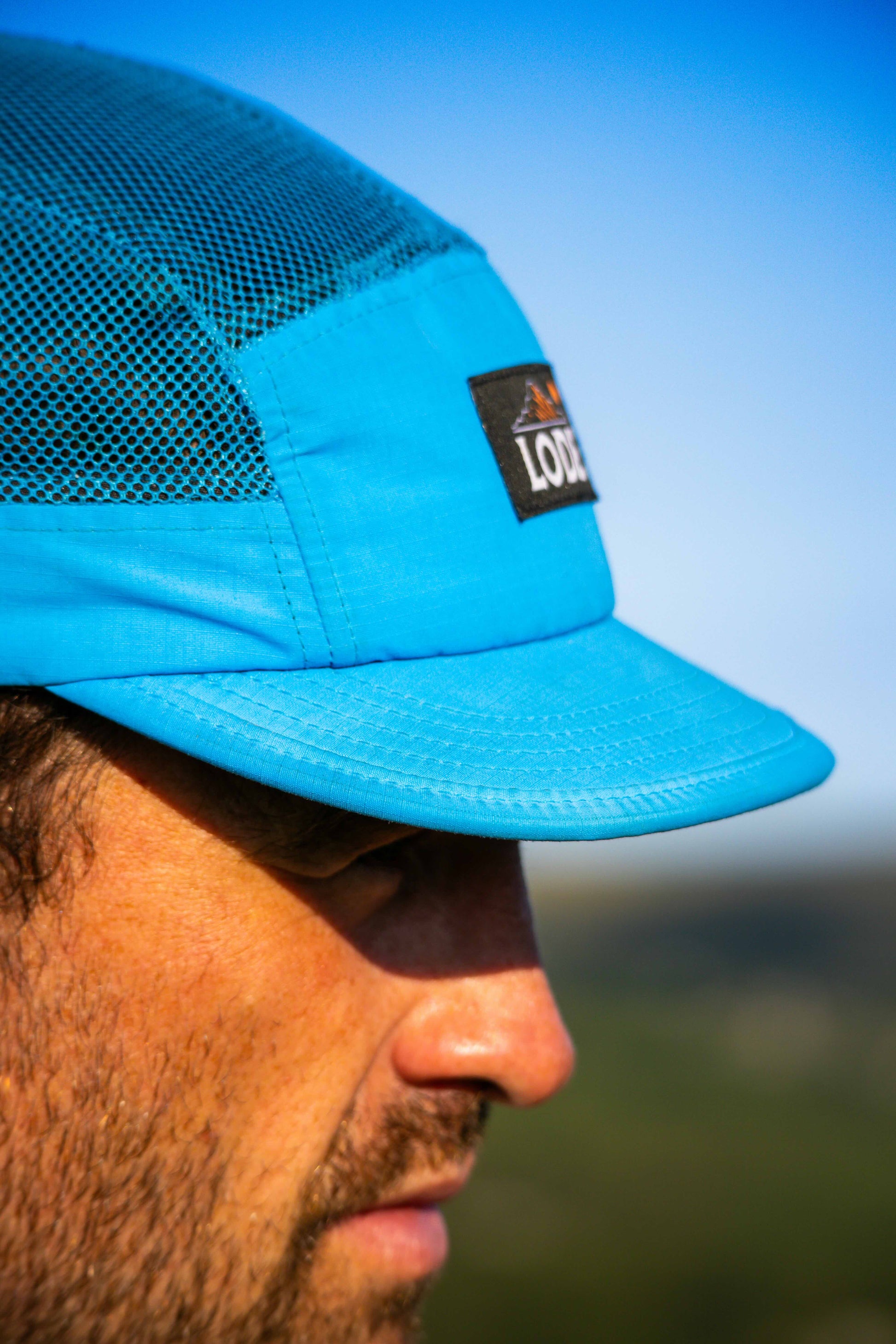 Blue Vellum Cap