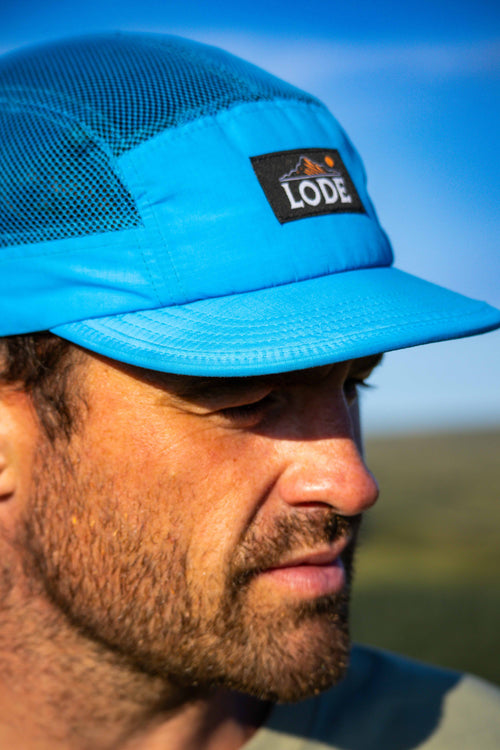 Blue Vellum Cap